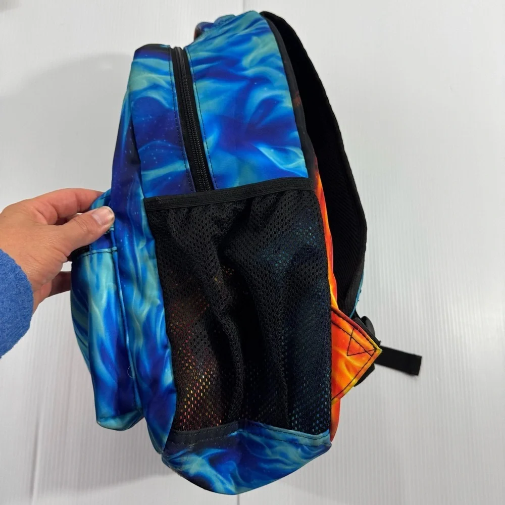 80. Boys Flame Pattern Backpack